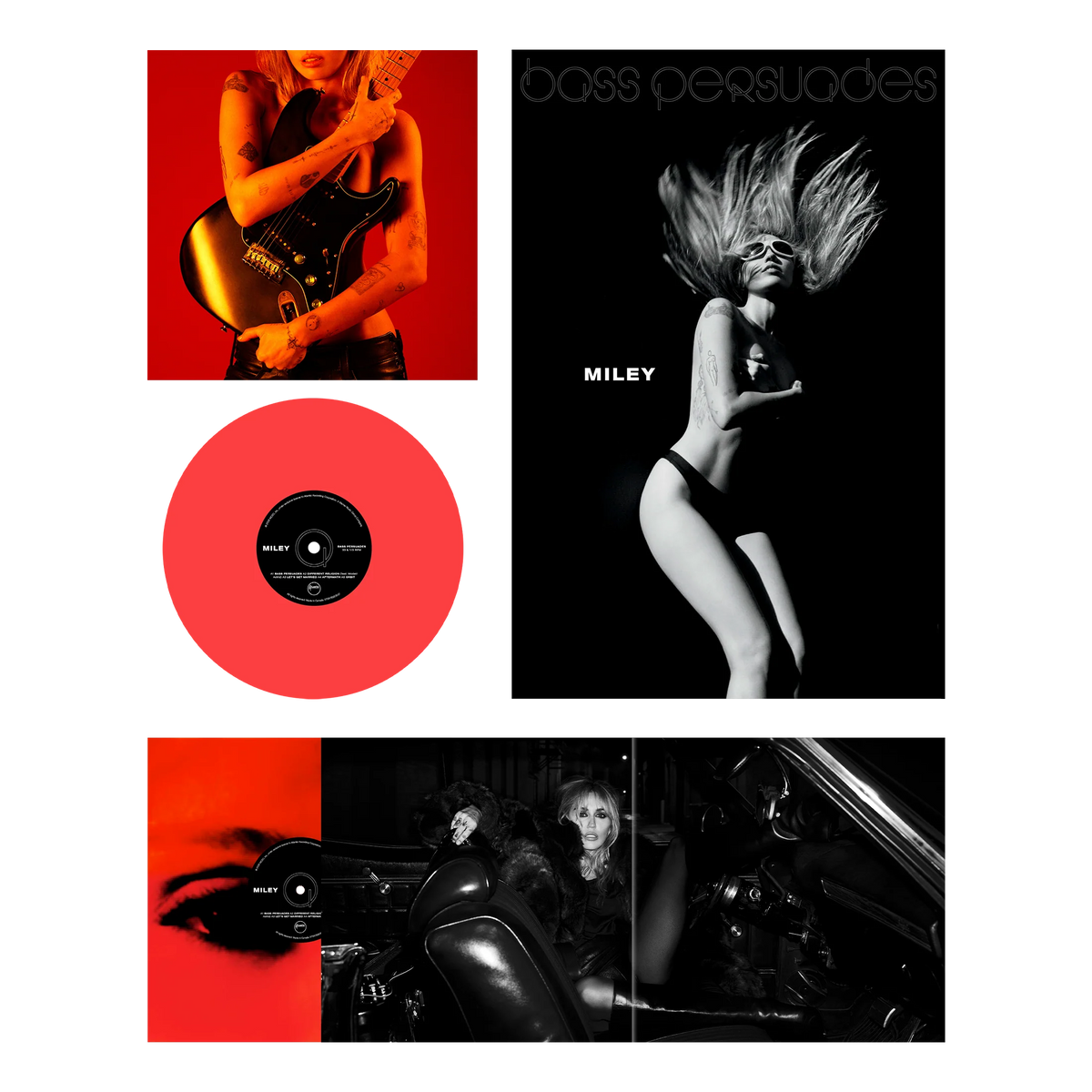 Miley – Bass Persuades | Store Exclusive Neon Coral Vinyl LP "PRESALE"